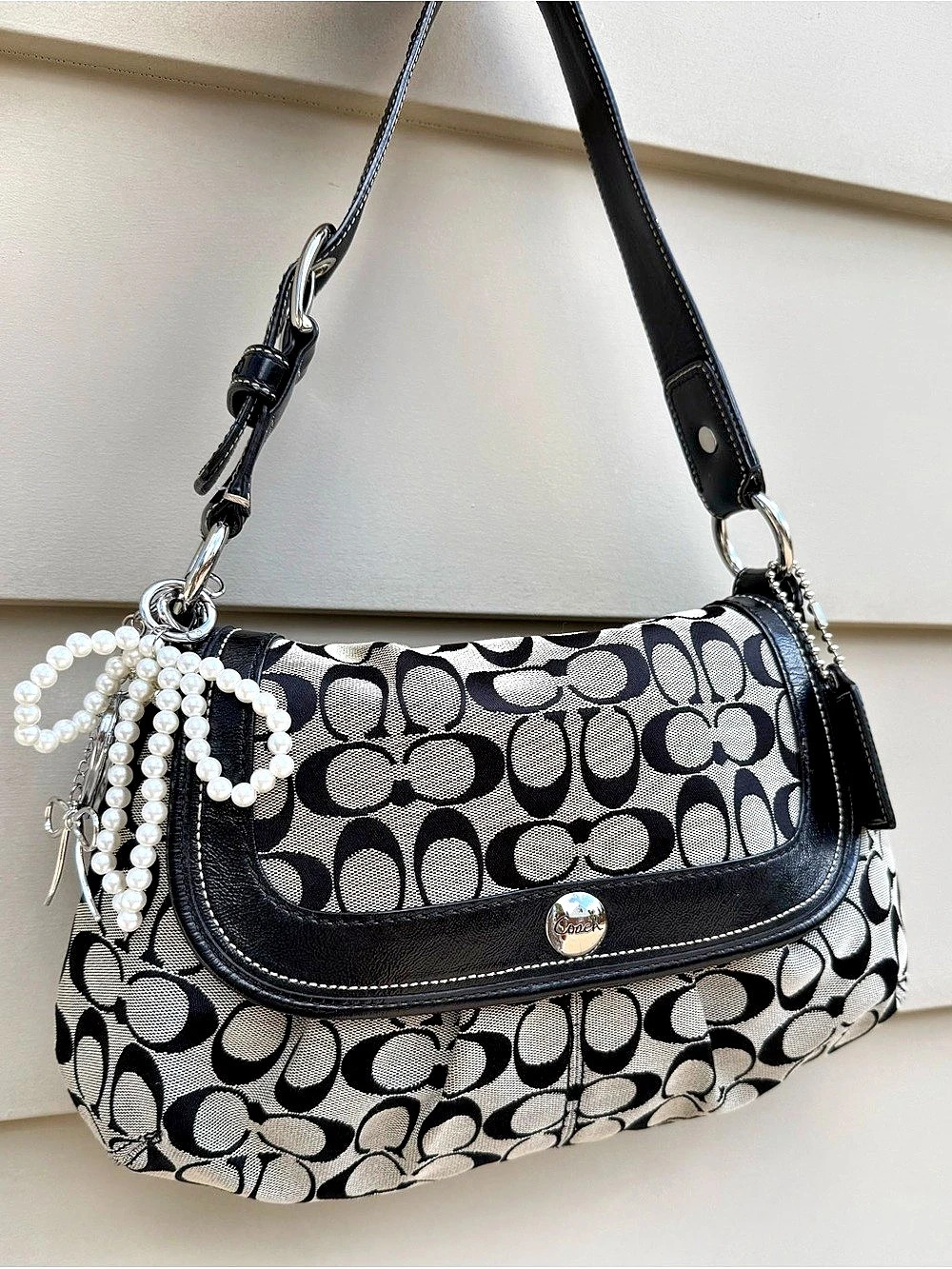 Coach Soho Signature Flap Bag F13739